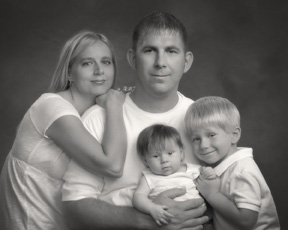 Family in White Shirts - Cleary Creative Photography
