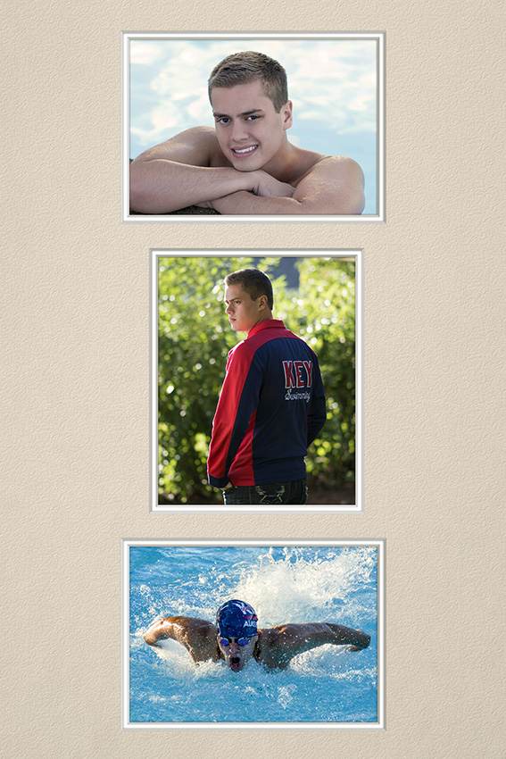 high school senior photography of swimmer by Dan Cleary of Cleary Creative Photography in Dayton Ohio