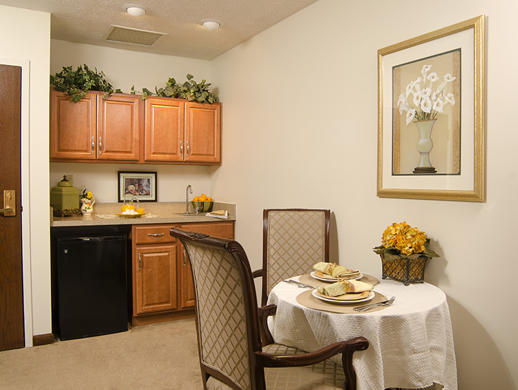 Lincoln Park retirement home kitchen Cleary Creative Photography