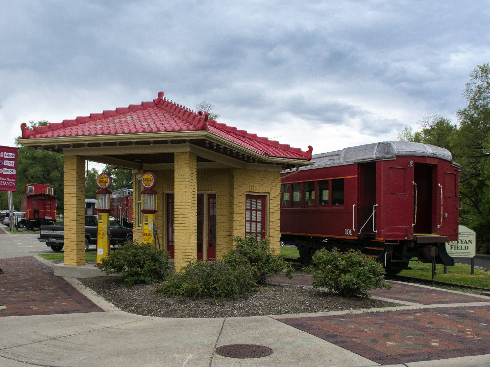 Lebanon train station park by Dan Cleary of Cleary Creative Photography in Dayton Ohio