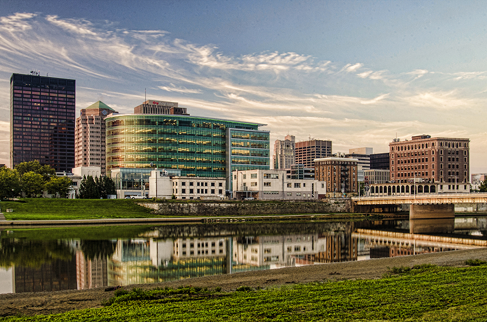 Sunrise downton Dayton Ohio by Dan Cleary of Cleary Creative Photography