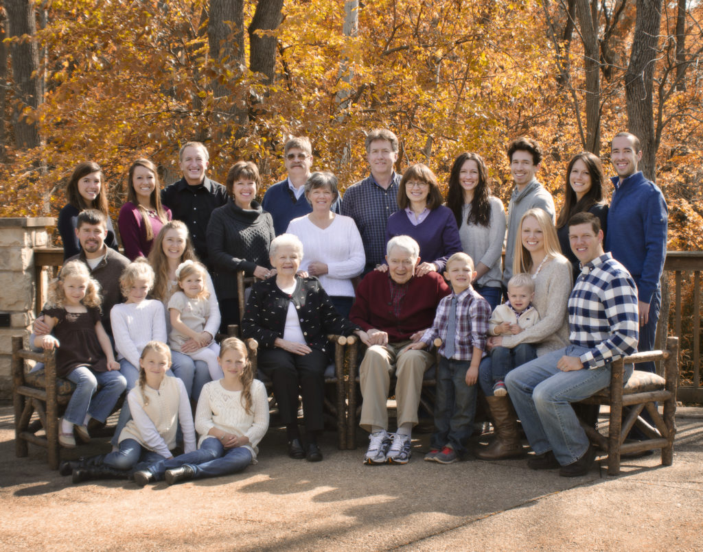 Fall Family Portrait at Aullwood Garden by Cleary Creative Photography in Dayton Ohio