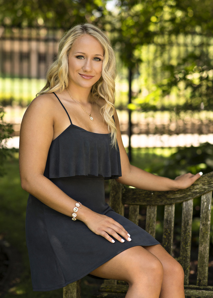 outdoor high school senior portrait of girl by Dan Cleary of Cleary Creative Photography in Beavercreek Ohio