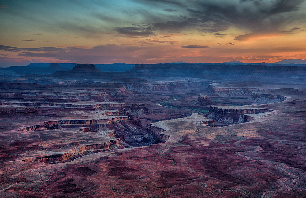 Sunset in Canyonland NAtional Park by Dan Cleary of Cleary Creative Photography in Dayton Ohio