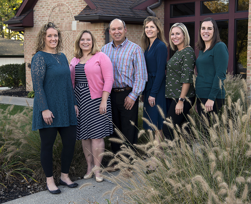 group business photograph in their office by Dan Cleary of by Cleary Creative Photography in Dayton Ohio