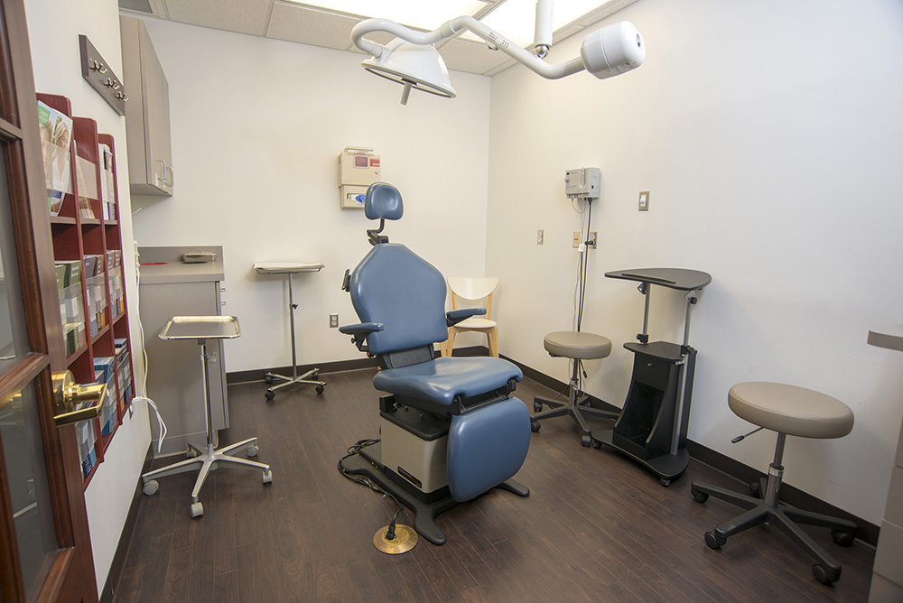 Photograph of patient care room by Dan Cleary of Cleary Creative Photography in Dayton Ohio