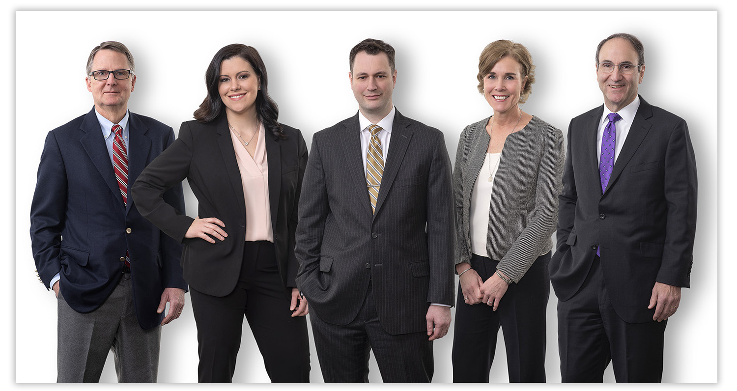 professional studio business photograph of five assocoates by Dan Cleary of Cleary Creative Photography of Dayton Ohio