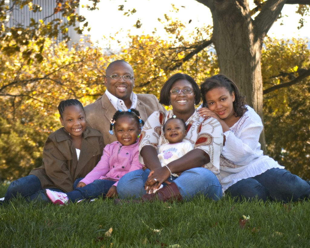 fall outdoor family portriat with your children by Dan Cleary