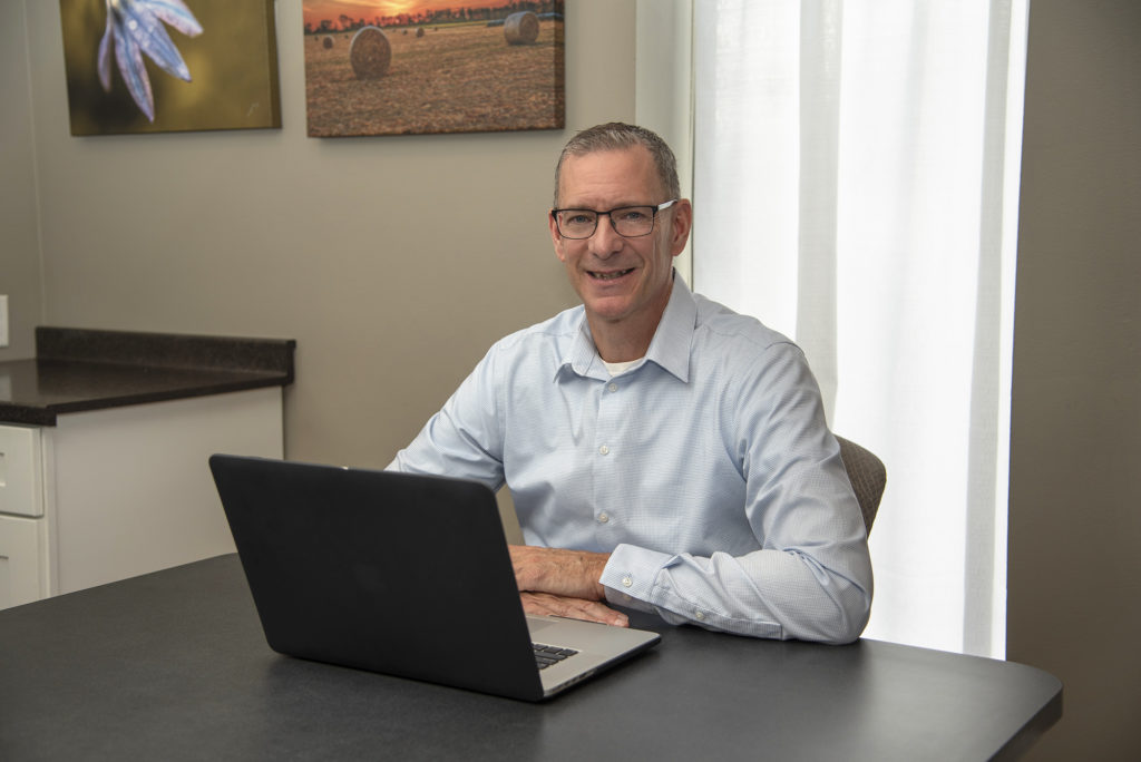 business portrait on an office