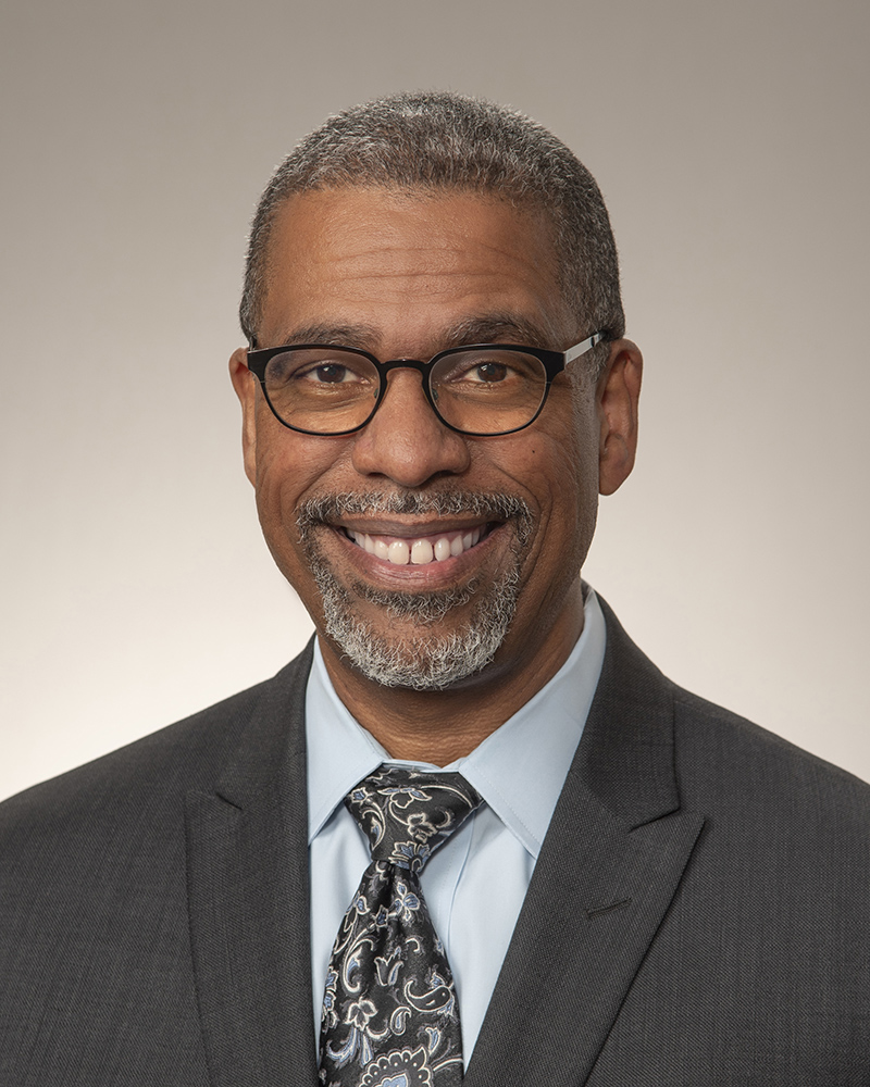 Business headshot of African American man