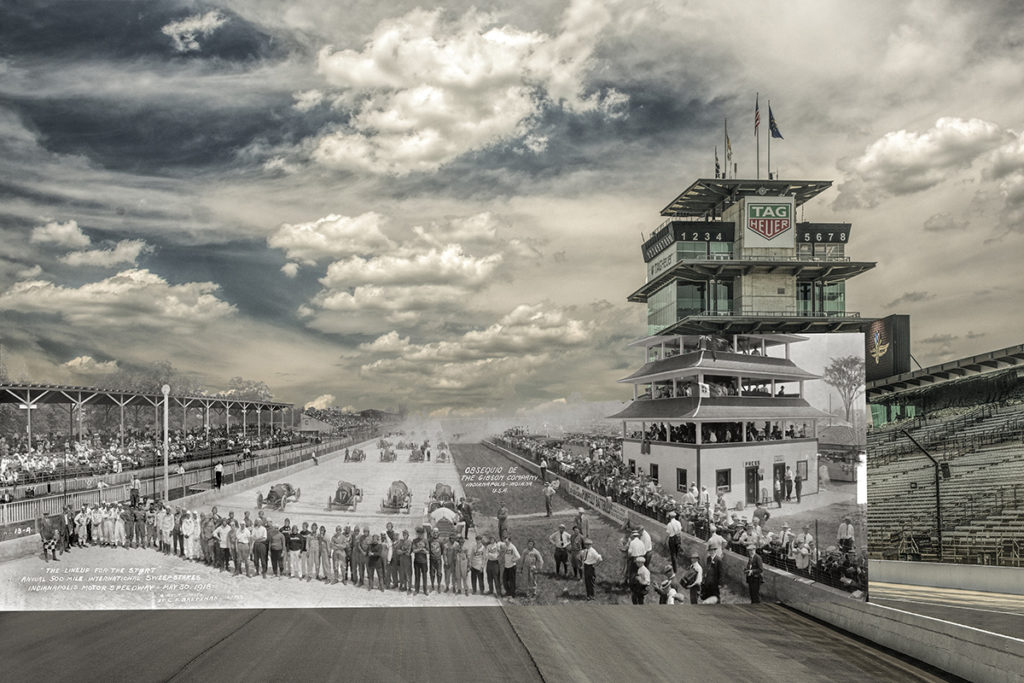 Indianapolis 500 1918 race lineup by Dan Cleary