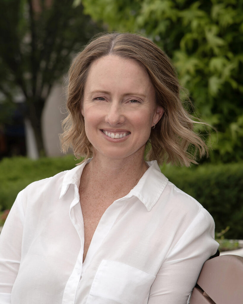 PR photograph of woman outdoors